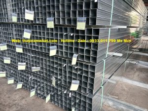 Thép hộp vuông SS400/ Q355B/ Q235B . 50 x 50 x 5 x 6000mm