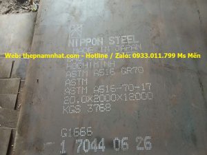 Thép tấm lò hơi A516,Thép tấm chịu nhiệt A516