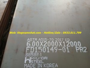 Thép tấm A515Gr70 6ly